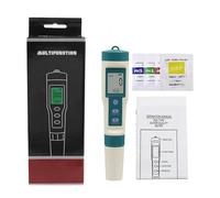 Testeur de température numérique professionnel pH ORP TDS, stylo qualité l'eau 4 en 1, compteur rétroéclairé,Haute précision(No Backlight)