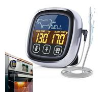 Testeur de température pour viande, appareil de mesure - Jauge de température pour steaks étanche, pour griller, four, barbecue à la maison, steak, poulet rôti