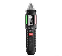 Testeur de tension avec écran LCD et lumière LED | Capteur NCV, balayage mural de 3 cm, recherche de câbles cachés, isolation acoustique et sûre