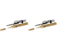 Testeur de Tension BT121900 - Contrôle des Systèmes d'Éclairage et d'Allumage Véhicules à Moteur - Plage de Mesure 6-24V - Câble avec Pince à Mâchoires - Sonde de Test et Capuchon - BRILLIANT TOOLS