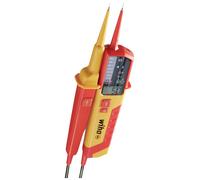 Testeur de tension et de continuité WIHA 0.51 000 V AC CAT IV + 2x piles AAA incluses - 45217