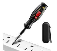 Testeur de tension maison | Affichage LCD sans contact | Détecteur d'Électricité pour Tournevis | pour Mécaniciens Bricoleurs Techniciens Électriciens Maison Bureau Garage Atelier Luminaires Prises