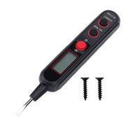Testeur de tension numérique, détection AC, avertissement de niveau haut et bas, point d'arrêt de défaut, lampe de poche LCD pour électriciens et utilisateurs domestiques