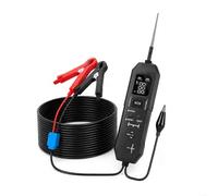 Testeur de tension numérique pour voitures et camions 3,5 V-36 V Noir | Deux modes de test, affichage numérique de la tension, compatibilité 12 V/24 V, dépannage efficace, construction ergonomique