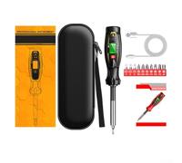Testeur de tension numérique Tournevis 11 bits Fonction NCV Outil électrique rechargeable pour identifier les fils en toute sécurité Noir