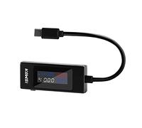 Testeur de tension portable de type C 4-30 V, ampèremètre, moniteurs numériques, chargeur de banque d'alimentation à 2 directions, testeur de tension et de courant, capacité USB, ampèremètre