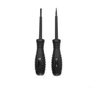 Testeur de tension Stylo tournevis isolé ABS (2 pièces/lot) | Plage CA CC 12-220 V, valeurs de mesure précises, détecte les câbles conducteurs de courant, sécurité de travail accrue