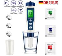 Testeur de valeur de pH numérique + TDS-EC Testeur de compteur d'eau Testeur de piscine d'aquarium PH0~14 Testeur d'eau numérique