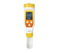 Testeur d'eau hydrogène 7 en 1 avec rétroéclairage, pH ORP précis, température de salinité, 0-2400 ppb pour détecteur H2 pour eau filtrée, jus et boissons