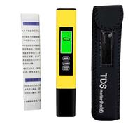 Testeur d'eau numérique: testeur multifonctionnel, testeur de conductivité de pH Ec professionnel, kit de vérification portable | Convient pour l'eau potable, piscine, hydroponie, aquarium, puits, gri