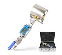 Testeur détanchéité portable IPX3/IPX4 avec débitmètre numérique, manomètre et vanne le test détanchéité des boîtiers électriques