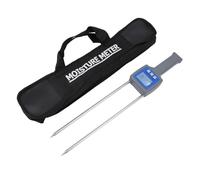 Testeur d'humidité des Grains Analyseur numérique Portable de teneur en Eau avec écran LCD pour blé maïs Riz orge Avoine soja ABS Acier Inoxydable sonde 458 mm 280 mm