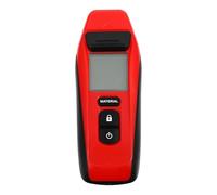 Testeur D'humidité du Bois à Broches Écran LCD Portable | Plastique Rouge, Fonction Maintien des Données et Mémoire Min Max, Usage Tapis et Sous-plancher