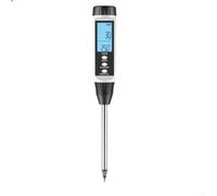 Testeur d'humidité numérique de sol haute précision avec écran LCD - Plage de 3 à 14 - Lecture rapide - Outil portable pour l'agriculture, le jardin et la ferme - Noir et bleu (610)