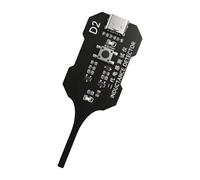 Testeur d'induction - Appareil de détection rapide de type C haute sensibilité - Analyseur de bobine de carte mère - Outil de mesure des circuits électroniques - Test de la force électromagnétique