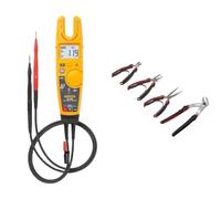 Testeur électrique T6-600 & FACOM Jeu de 4 Pinces - Pince Multiprise à Verrouillage, Pince Coupante Diagonale, Pince à Becs 1/2