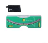 Testeur électronique de scoliose portable en plastique ABS (vert) | Plage de mesure de 0 à 30 degrés, niveau à bulle intégré, détermination précise de l'angle, détection précoce