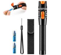 Testeur Fibre Optique 10mW 10KM Localisateur de Défauts Laser | Localisateur visuel de défauts 10 mW avec portée de 10 km et connecteur 2,5 mm, compatible FC, SC et ST
