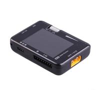 Testeur MC8 multifonction pour LiPo/LiHV/LiFePo pour l'équilibre de | Tension 7-35 V avec écran IPS pour test de signal pwm PPM SBUS pour USB C 20 W Charge rapide Noir 68 x 50 x 15 mm