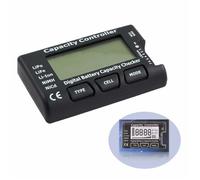 Testeur numérique de capacité et voltmètre batterie LCD - LiPo 2-7s / NiMH 4-7s, noir