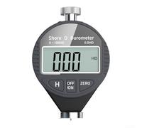 Testeur numérique de dureté Shore - 1 lot LCD Duromètre jauge pour caoutchouc plastique cuir éponge outil de mesure portable avec sondes en acier inoxydable (D)