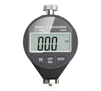 Testeur numérique de dureté Shore - 1 lot LCD Duromètre jauge pour caoutchouc plastique cuir éponge outil de mesure portable avec sondes en acier inoxydable (C)