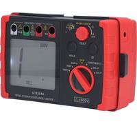 Testeur numérique de résistance d'isolement 250 V, 500 V, 1000 V, mégohmmètre, testeur de tension de résistance de mise à la terre, compteur de fuite