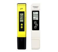 Testeur pH et TDS 2-en-1, Analyseur Qualité Eau Haute Précision pour Piscine Aquarium Eau Potable Jardin