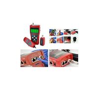 Testeur professionnel multi câble pour réseau RJ45 RJ11 USB BNC : Teste la longueur des cordons, analyse les fils internes, repère et localise les