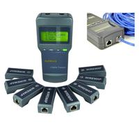 Testeur professionnel pour réseaux Ethernet RJ45, avec 8 satellites et schéma de câblage