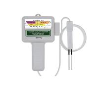 Testeur Qualité Eau Numérique Portable Blanc - Analyse PH & Chlore, Kit Test Piscine