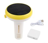 Testeur solaire sans fil de qualité de l'eau de piscine, pour moniteur intelligent à 7 paramètres de salinité pH ORP, capteur extérieur IP67 avec données d'application en temps réel et pour passerelle