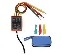 Testeur triphasé, Compteur de Séquence triphasé 60 V-600 V AC, Testeur de Rotation de Phase, Détecteur avec Indicateur LED, Testeurs de Circuits