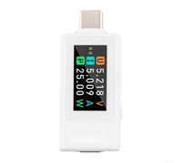 Testeur USB C Multifonction 4-30V 12A Écran Couleur(white)