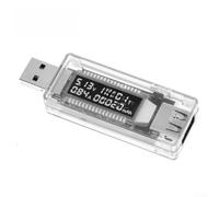Testeur USB, compteur de puissance avec affichage de la capacité mAh et mémoire de données pour batterie externe pour test de batterie, voltmètre ampèremètre pour câble de charge