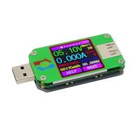 Testeur USB UM25/25C, voltmètre 4-24.000V, ammètre avec écran LCD couleur, chargeur rapide DC, détecteur de batterie externe Pour les tests de charge(UM24)
