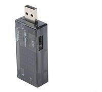 Testeur USB Voltmètre numérique 5A Compteur de capacité (A) | Affichage numérique, mesure le courant de tension, charge maximale de 5 A, design compact, outil électronique à faire