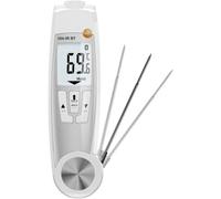 testo 0560 1045 60 Thermomètre IR et thermomètre à piquer (HACCP) Plage de mesure de température -50 à 250 °C sonde NTC conforme
