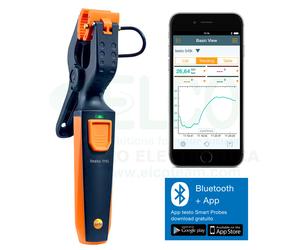 Testo 115i Thermomètre A Pince Bluetooth 100 M App pour Smartphone SMART Probe