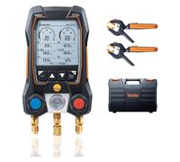 Testo, Détecteur, 550s Set e aide au montage numérique avec pinces sans fil Sondes de température (Appareil de mesure des polluants)