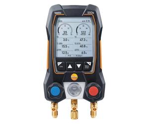 Testo, Détecteur, 550s Set e aide au montage numérique avec pinces sans fil Sondes de température (Appareil de mesure des polluants)