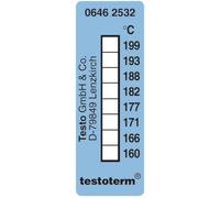 Testo Bandelettes de mesure de température testoterm 161 à 204 °C – Contenu 10 pc(s)