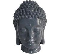 tete bouddha magnesie 23.5*22.5*h34cm gris Gris G