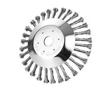 Tête Brosse Débroussailleuse - Calibre - 200x25,4mm - Désherbage - Nettoyage - Multifonction