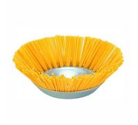Tête Brosse débroussailleuse Universelle, Brosse Désherbage Gazon mauvaises herbes en nylon 200 x 25,4 mm Jaune