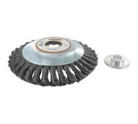 Tête brosse métallique pour débroussailleuse ø 150 mm - JARDIN PRATIQUE - À partir de 30 cc - Gris - Nettoyer