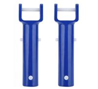 Tête D’aspiration pour Nettoyage de Piscine Pince V, Lot de 2 Sets de Sets | Remplacement pour Bassin Vinyle, Plastique Bleu, Usage en Piscine Enterrée ou Hors-sol, Hôtel