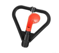 Tête d'arrosage automatique en plastique, rotation à 360 degrés, distribution uniforme de l'eau pour gazon, jardin, pelouse, irrigation efficace, installation filetée facile (1 pièce)