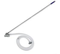 Tête d'aspirateur de piscine ABS avec brosse rotative pour débris | Pas d'électricité nécessaire, utilise la pression du tuyau d'arrosage, assemblage facile, élimine efficacement le sable et