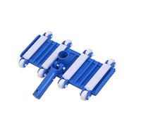 Tête d'aspiration de piscine lestée de 35,6 cm - Tête d'aspiration flexible avec roulettes - Brosse latérale pour nettoyage de bassin, spa,